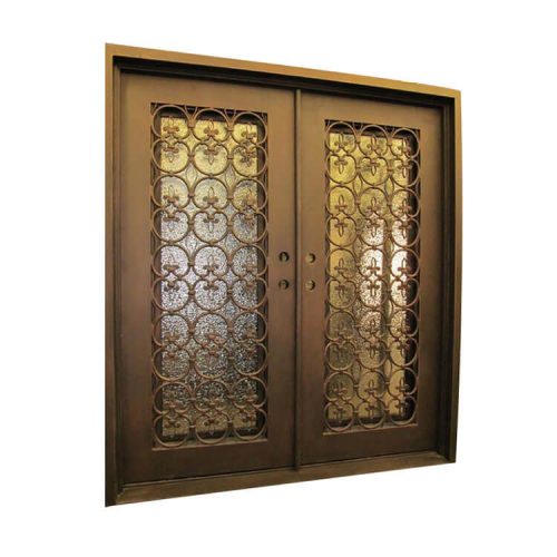 recessed square panel oak door